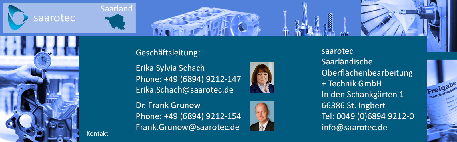 Unsere Leistungen saarotec Saarländische Oberflächenbearbeitung und Technik GmbH